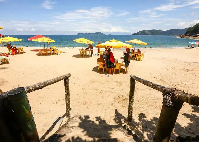 Casa Pe Na Areia Condominio Fechado Com Piscina Resort Na Sununga - Ubatuba